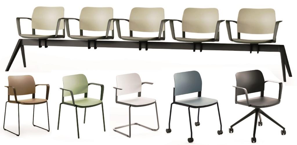 ławki i krzesła do poczekalni Volo ławki i krzesła do poczekalni Volo